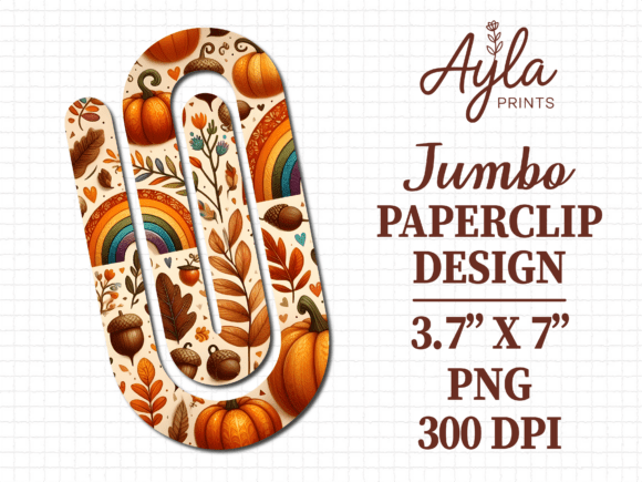 Autumn Fall Thanksgiving Jumbo Paperclip Graphics and Crafts Review