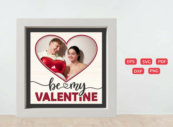 Be My Valentine Shadow Box Phato Frame Graphics Review