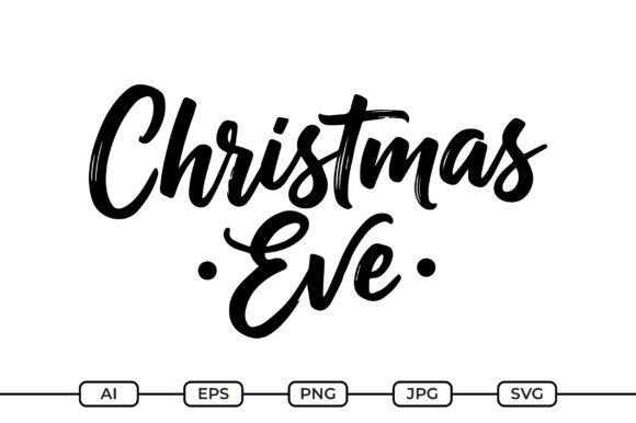 Christmas Eve Svg Design Graphics