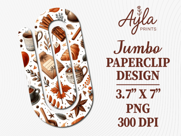 Coffee Autumn Spice Jumbo Paperclip Graphics and Crafts Review