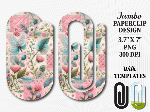 Garden Floral Butterfly Jumbo Paperclip Graphics & Crafts Review