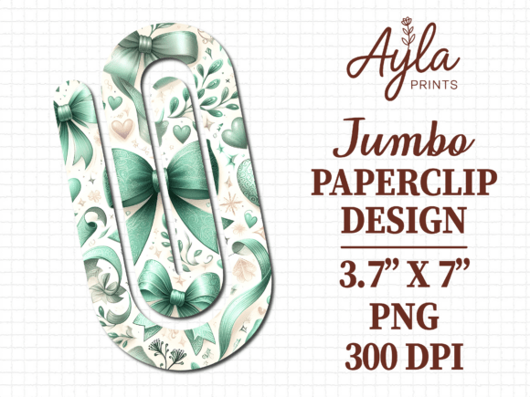 Green Love Bow Jumbo Paperclip Design: A Designer’s Review for Graphics and Crafts Projects