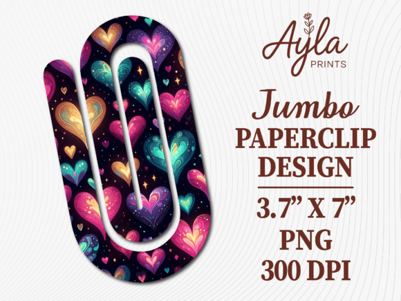 Hearts Dark Aesthetic Jumbo Paperclip: A Designer's Review