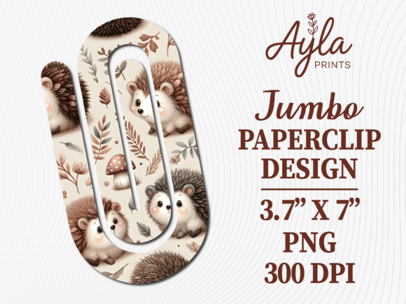 Hedgehog Autumn Planner Jumbo Paperclip Review