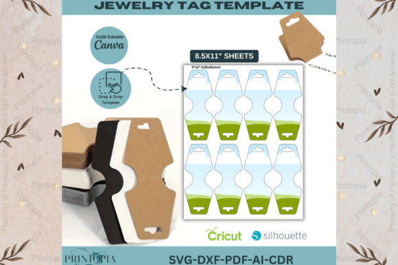 Jewelry Tag Template Bundle 155: A Designer's Review of Graphics