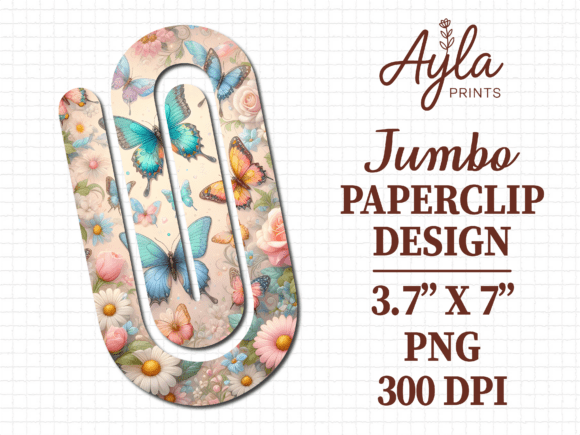 Pastel Spring Butterfly Jumbo Paperclip Graphics and Crafts Review