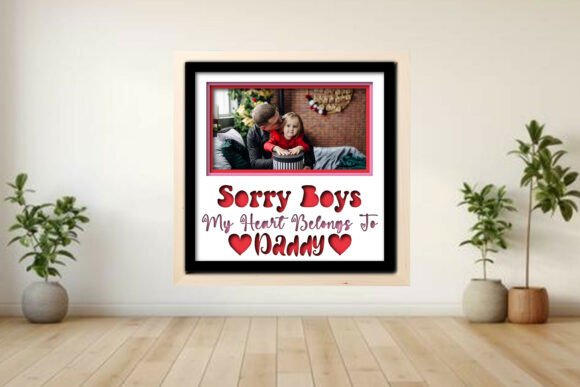 Sorry Boys --to Daddy Photo Frame Shadow Review