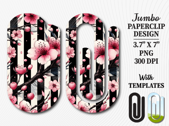 Stripe Cherry Blossom Jumbo Paperclip Review